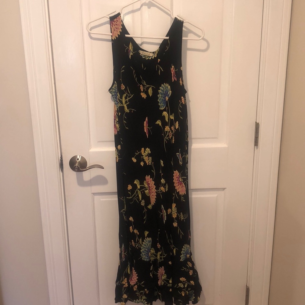 Chalet Pull On Midi dress